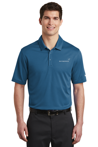 Nike Men's Dri-Fit Textured Polo (Decorated on Demand) image thumbnail