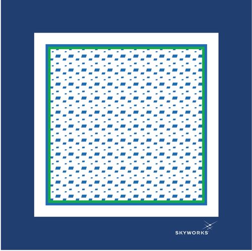 Silk Scarf With Diamond Pattern image thumbnail