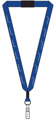 Snap Lanyard with Bulldog Clip image thumbnail