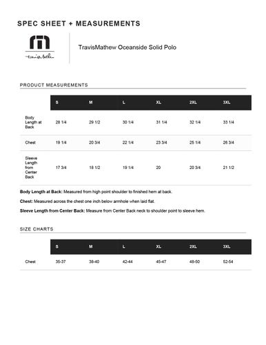 TravisMathew Oceanside Solid Polo (Decorated on Demand) image thumbnail