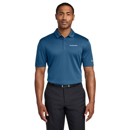 Nike Men's Dri-Fit Textured Polo (Decorated on Demand) image thumbnail