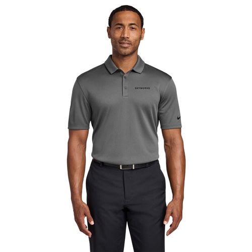 Nike Men's Dri-Fit Textured Polo (Decorated on Demand) image thumbnail