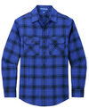 Royal/Black Open Plaid