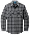 Grey/Black Open Plaid