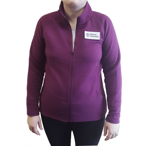 Women's Full Zip Ribbed Layering Jacket image thumbnail