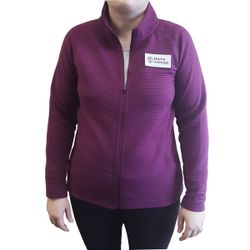 Image of Women's Full Zip Ribbed Layering Jacket
