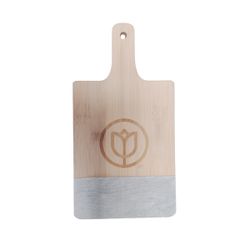 Image of Black Marble & Bamboo Cutting Board	
