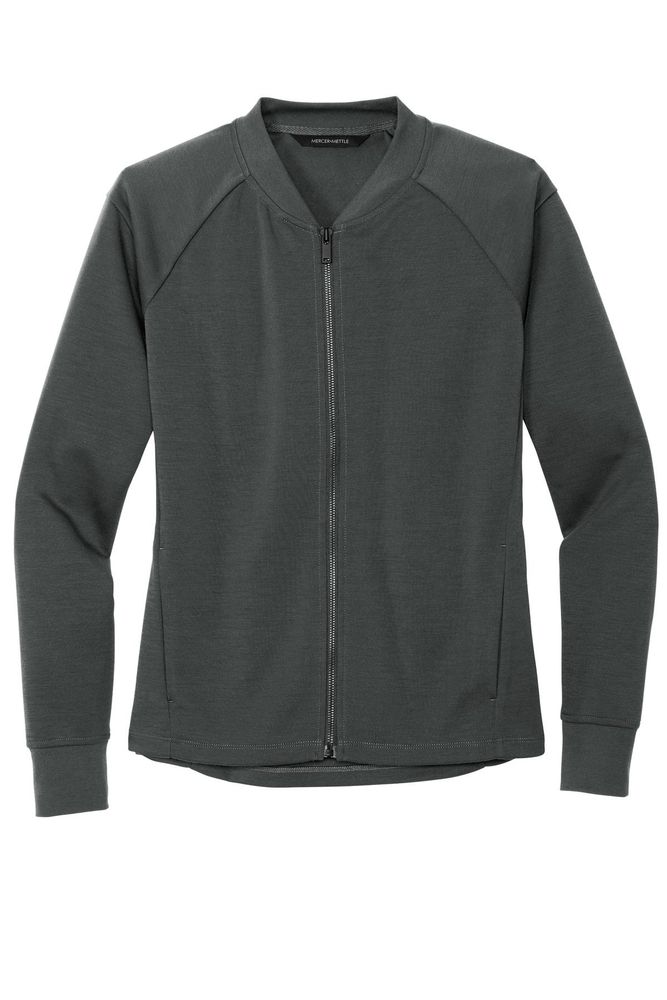 MERCER+METTLE Women's Double-Knit Bomber MM3001 primary image