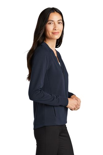 MERCER+METTLE Women's Double-Knit Bomber MM3001 image thumbnail