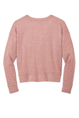 District Women's Perfect Tri Fleece V-Neck Sweatshirt DT1312 image thumbnail