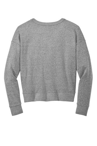 District Women's Perfect Tri Fleece V-Neck Sweatshirt DT1312 image thumbnail