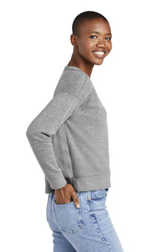 District Women's Perfect Tri Fleece V-Neck Sweatshirt DT1312 image thumbnail