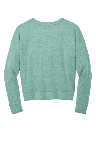 District Women's Perfect Tri Fleece V-Neck Sweatshirt DT1312 image thumbnail