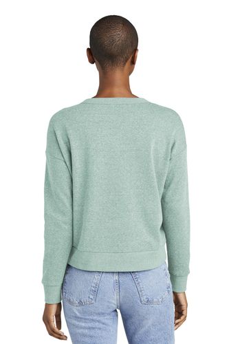District Women's Perfect Tri Fleece V-Neck Sweatshirt DT1312 image thumbnail