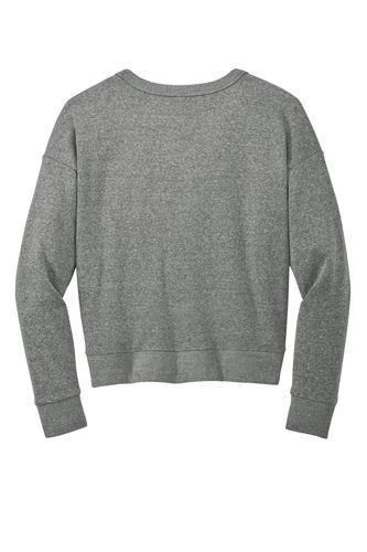 District Women's Perfect Tri Fleece V-Neck Sweatshirt DT1312 image thumbnail