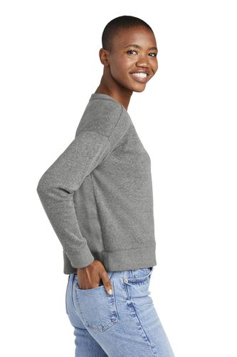 District Women's Perfect Tri Fleece V-Neck Sweatshirt DT1312 image thumbnail