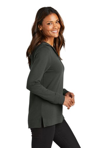 Port Authority Ladies Microterry Pullover Hoodie LK826 image thumbnail