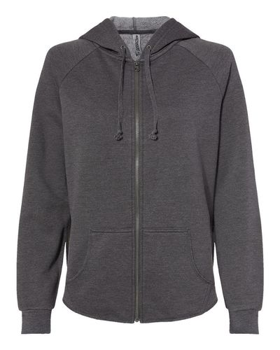 Women's California Wave Wash Full-Zip Hooded Sweatshirt - PRM2500Z image thumbnail