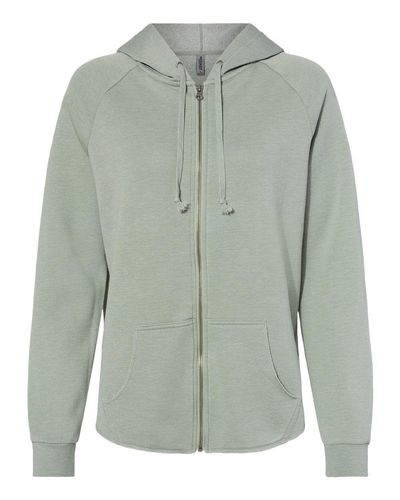 Women's California Wave Wash Full-Zip Hooded Sweatshirt - PRM2500Z image thumbnail