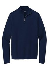 Image of Brooks Brothers Cotton Stretch 1/4-Zip Sweater BB18402