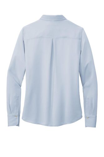 Brooks Brothers Women's Full-Button Satin Blouse BB18007 image thumbnail