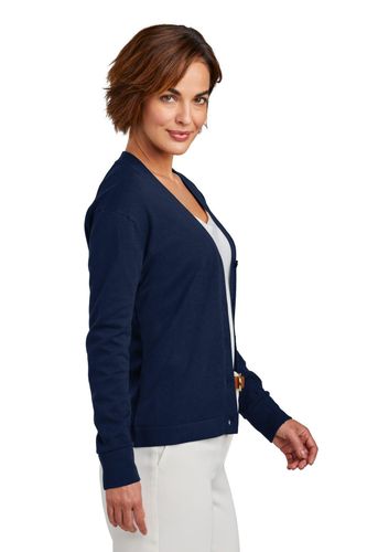 Brooks Brothers Women's Cotton Stretch Cardigan Sweater BB18405 image thumbnail
