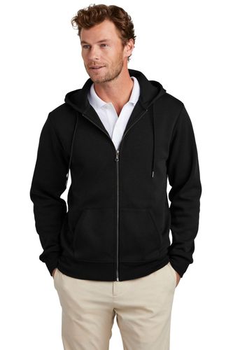 Brooks Brothers Double-Knit Full-Zip Hoodie BB18208 image thumbnail