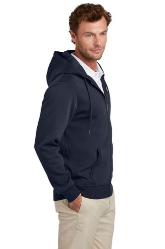 Brooks Brothers Double-Knit Full-Zip Hoodie BB18208 image thumbnail