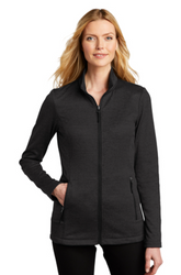 Image of Port Authority Ladies Collective Striated Fleece Jacket L905