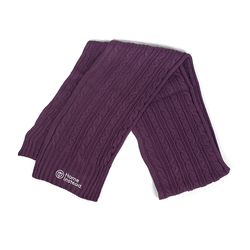 Image of Custom Knit Scarf in Home Instead Purple