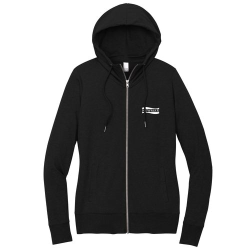 NEWJ55 Womens French Terry Full-Zip Hoodie image thumbnail