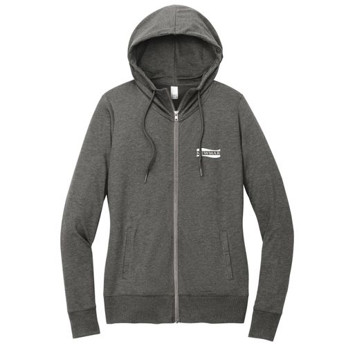 NEWJ55 Womens French Terry Full-Zip Hoodie image thumbnail