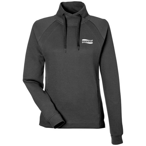 NEWS143 Ladies North End Waffle Pullover image thumbnail