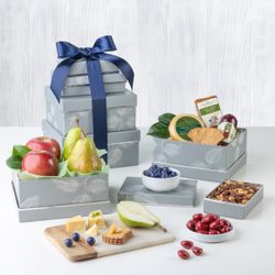 Image of The Fruit Company – 4 Box Silver Tower