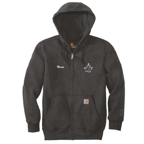 MLFJ23 Carhartt  Rain Defender Hooded Zip-Front Sweatshirt image thumbnail