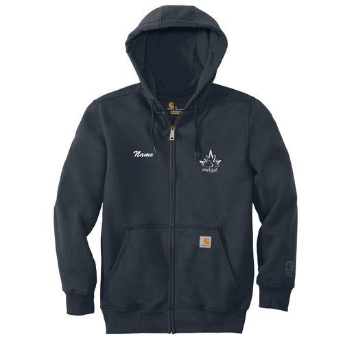 MLFJ23 Carhartt  Rain Defender Hooded Zip-Front Sweatshirt image thumbnail
