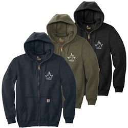 Image of MLFJ35 Midweight Hooded Zip-Front Sweatshirt