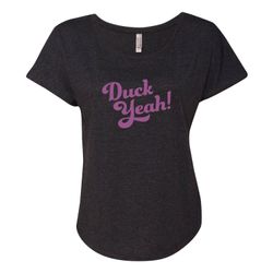 Image of MLFS113 Ladies Duck Yeah T-Shirt