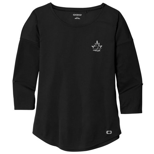 MLFS119 OGIO Ladies Gravitate Scoop 3/4-Sleeve image thumbnail