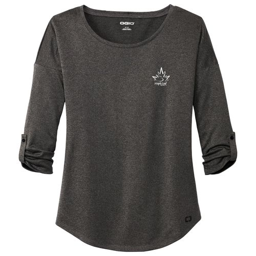 MLFS119 OGIO Ladies Gravitate Scoop 3/4-Sleeve image thumbnail