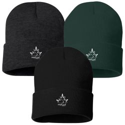 Image of MLFH15 12" Solid Cuffed Knit Beanie