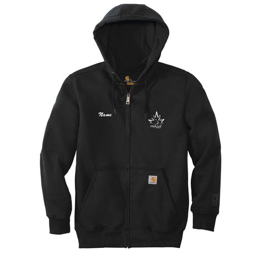 MLFJ23 Carhartt  Rain Defender Hooded Zip-Front Sweatshirt image thumbnail