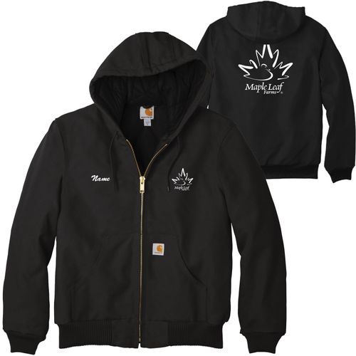 MLFJ27 Carhartt Tall Quilted-Flannel-Lined Duck Active Jacket image thumbnail