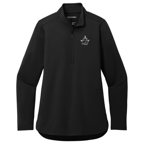 MLFJ41 Ladies Double Knit 1/4 Zip image thumbnail