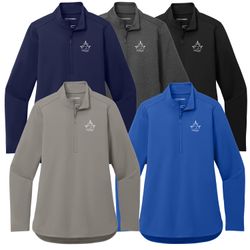 Image of MLFJ41 Ladies Double Knit 1/4 Zip
