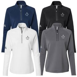 Image of MLFJ43 Ladies Adidas 1/4 Zip Pullover