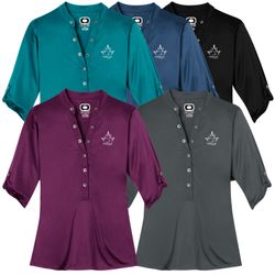 Image of MLFS139 Ladies Ogio Crush Henley
