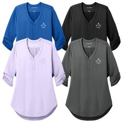 Image of MLFS141 Ladies 3/4 Sleeve Tunic