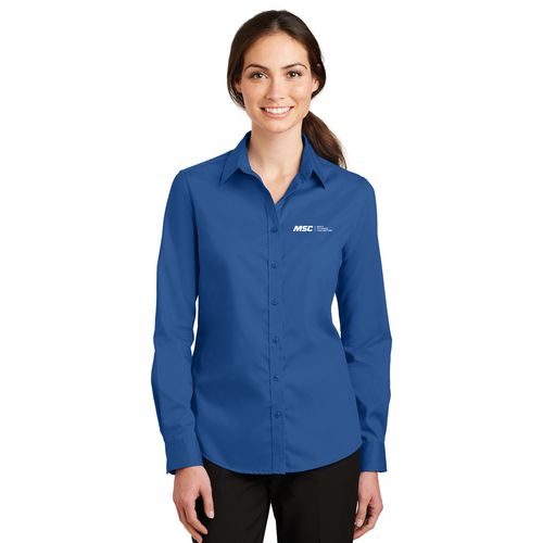 PORT AUTHORITY LADIES SUPERPRO TWILL SHIRT image thumbnail