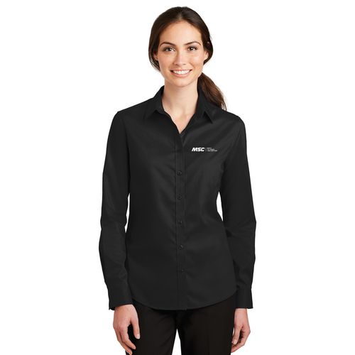 PORT AUTHORITY LADIES SUPERPRO TWILL SHIRT image thumbnail